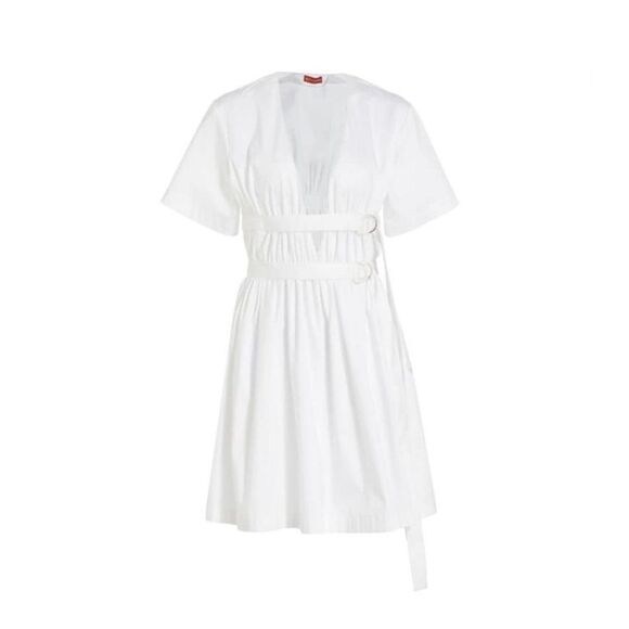 ALTUZARRA Malik Plunging D-Ring Mini Dress size 42/us size 10 - Picture 5 of 13